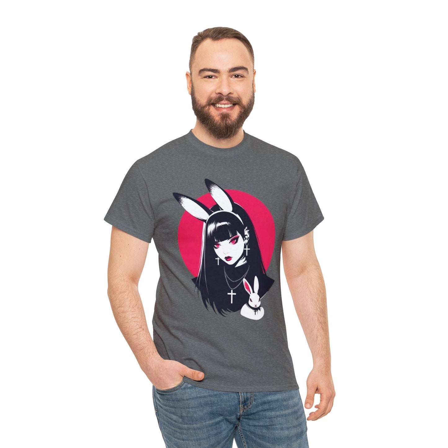 Vampire Bunny Unisex Heavy Cotton Tee