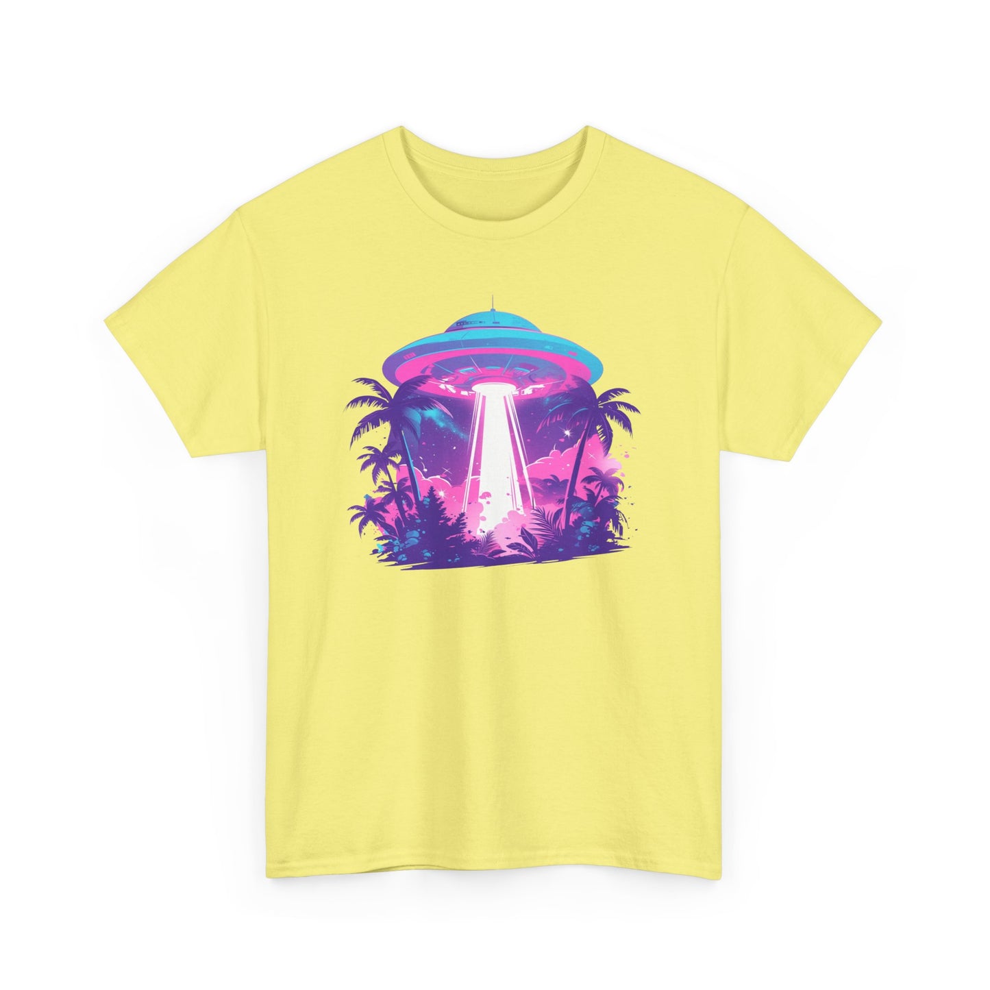 Tropical UFO Unisex Heavy Cotton Tee