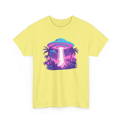Tropical UFO Unisex Heavy Cotton Tee