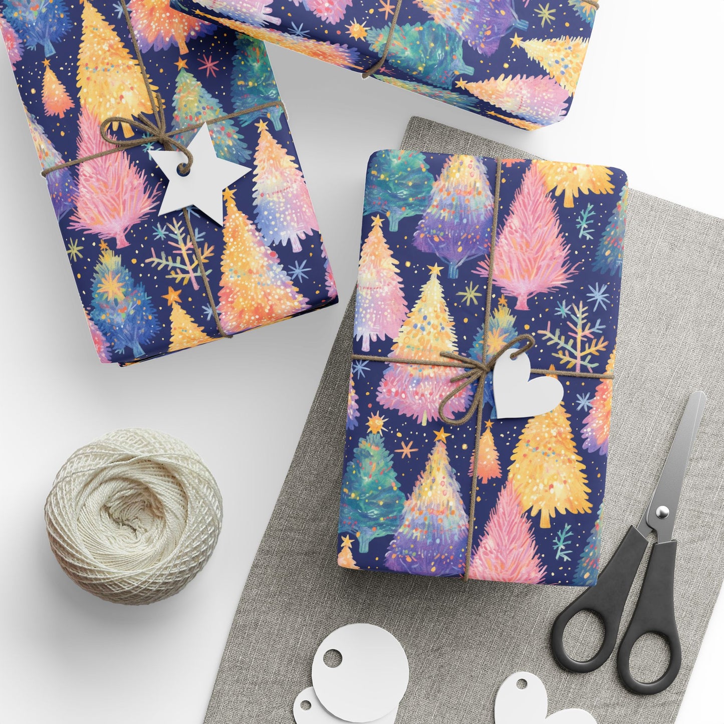 Whimsical Trees Wrapping Papers