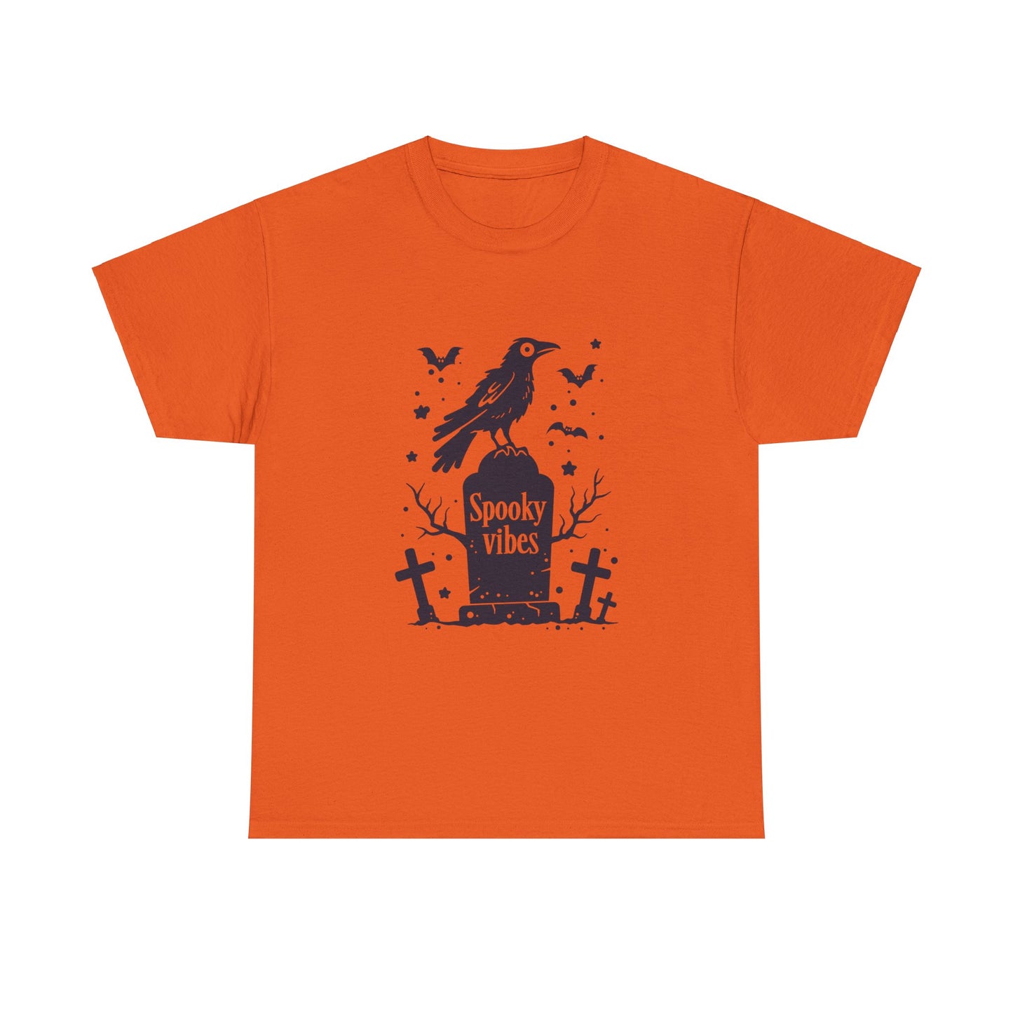 Spooky Vibes Unisex Heavy Cotton Tee