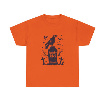 Spooky Vibes Unisex Heavy Cotton Tee
