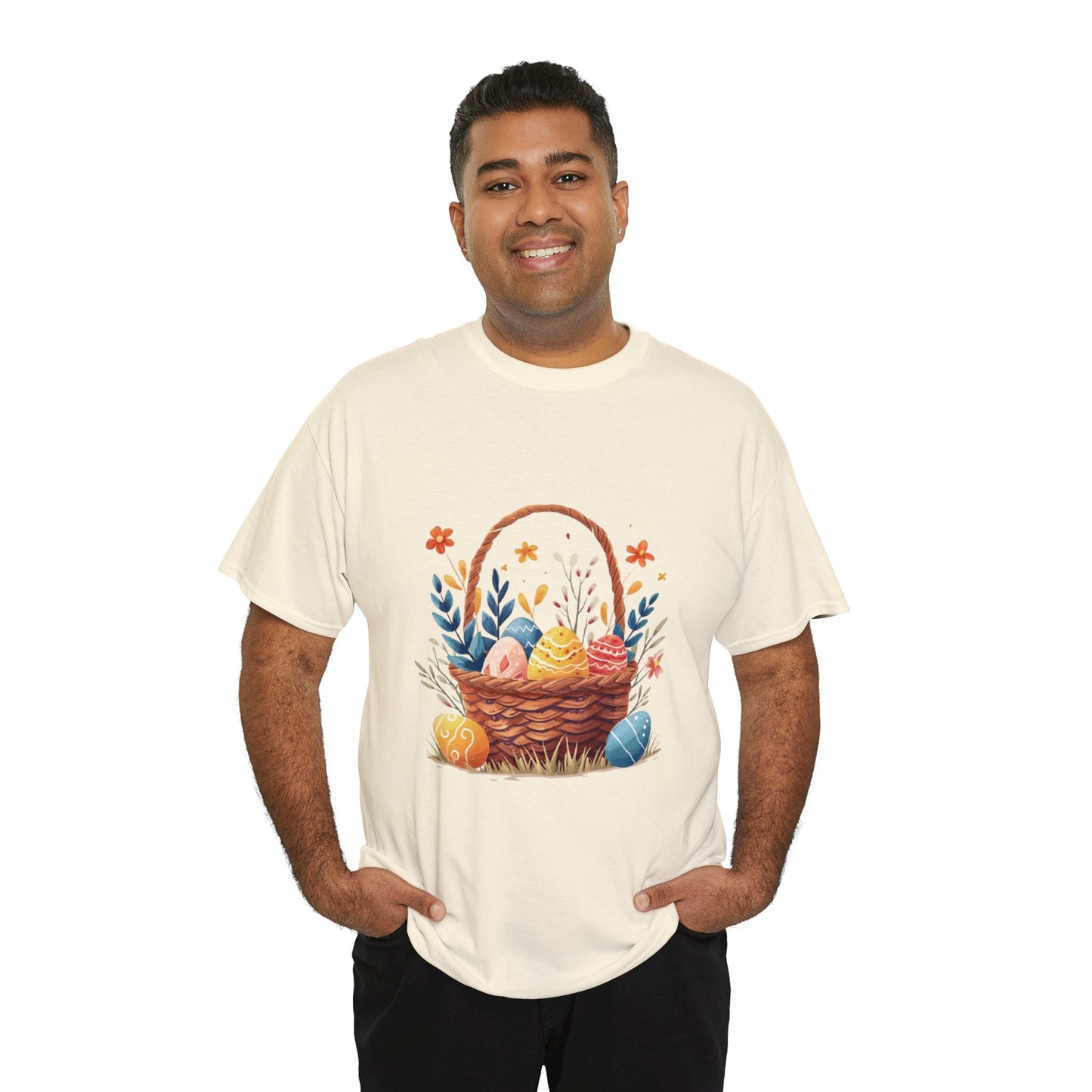 Easter Basket Unisex Heavy Cotton Tee
