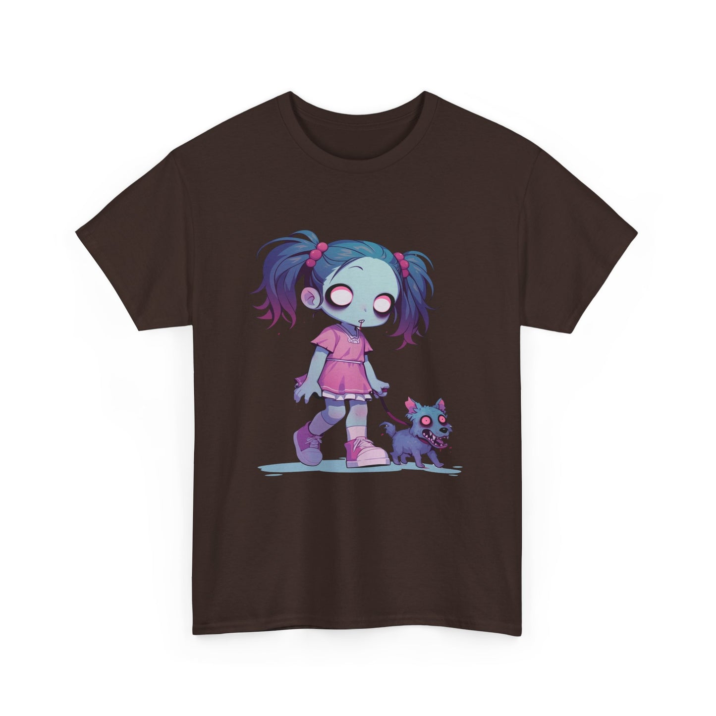 Zombie Dog Walker Unisex Heavy Cotton Tee