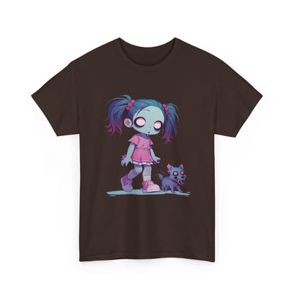 Zombie Dog Walker Unisex Heavy Cotton Tee