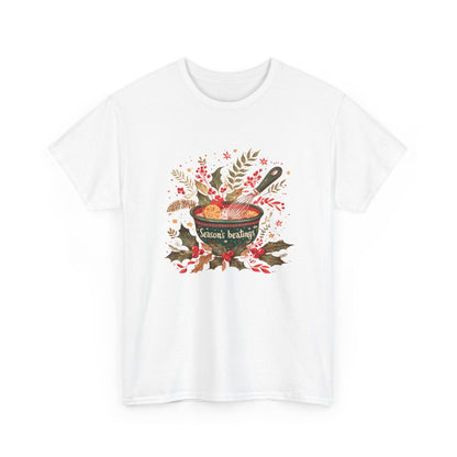 Season's Beatings (Baking) Unisex Heavy Cotton Tee