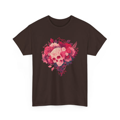Skull Bouquet Unisex Heavy Cotton Tee