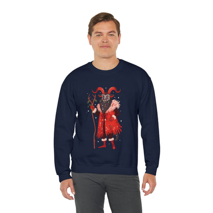 Merry Krampus Unisex Heavy Blend™ Crewneck Sweatshirt