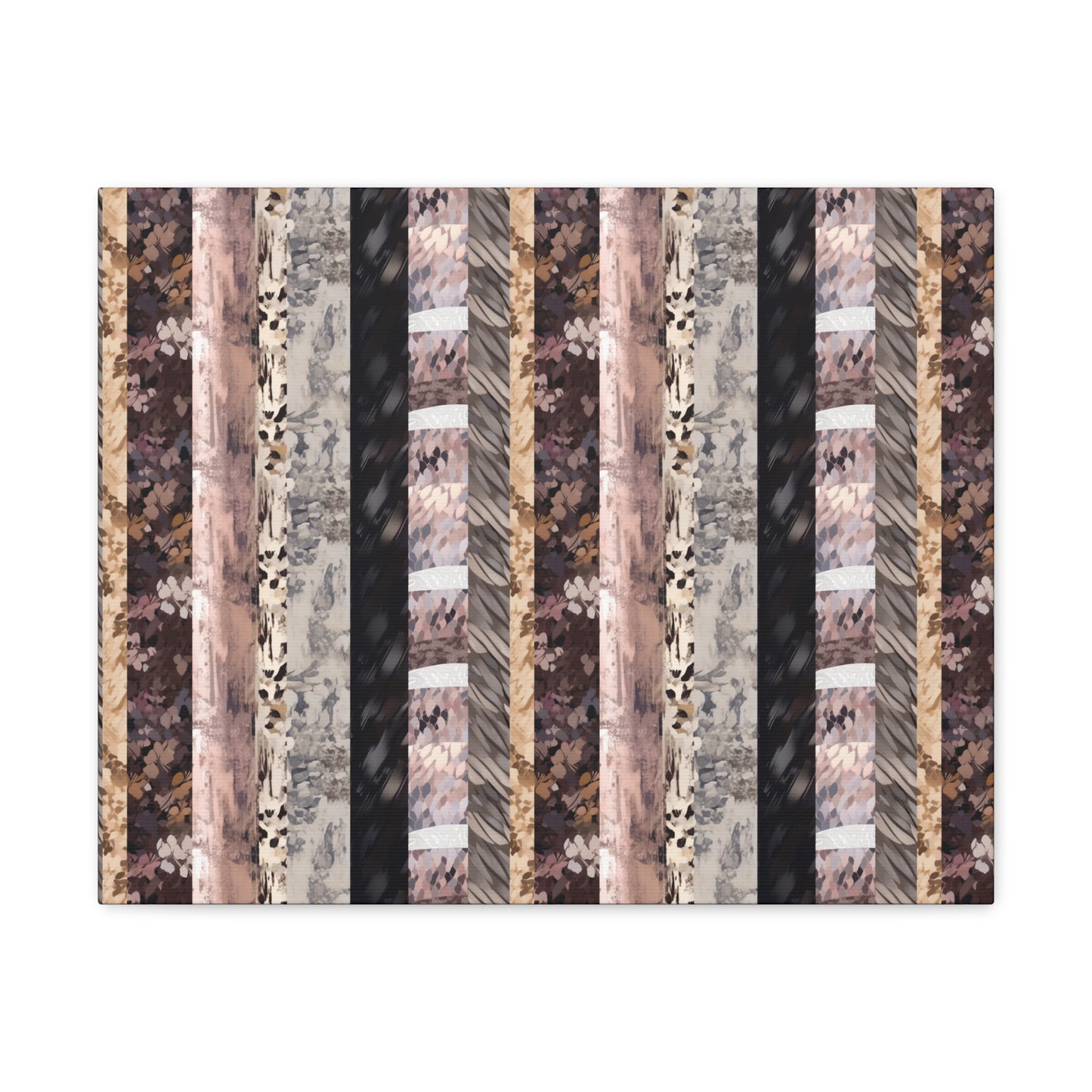 Textured Stripes Canvas Gallery Wrap