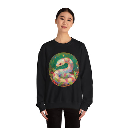 Candy Stripe Snake Unisex Heavy Blend™ Crewneck Sweatshirt