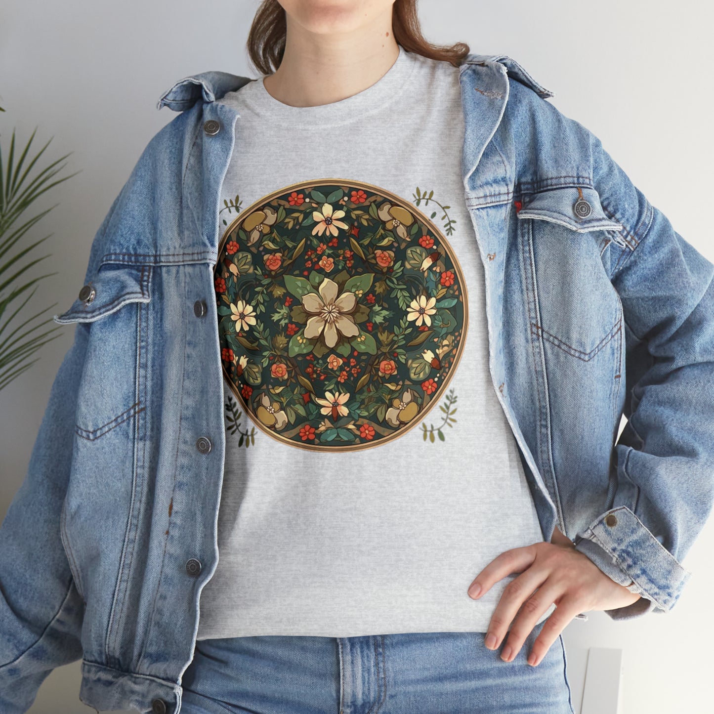 Druidic Mandala Unisex Heavy Cotton Tee