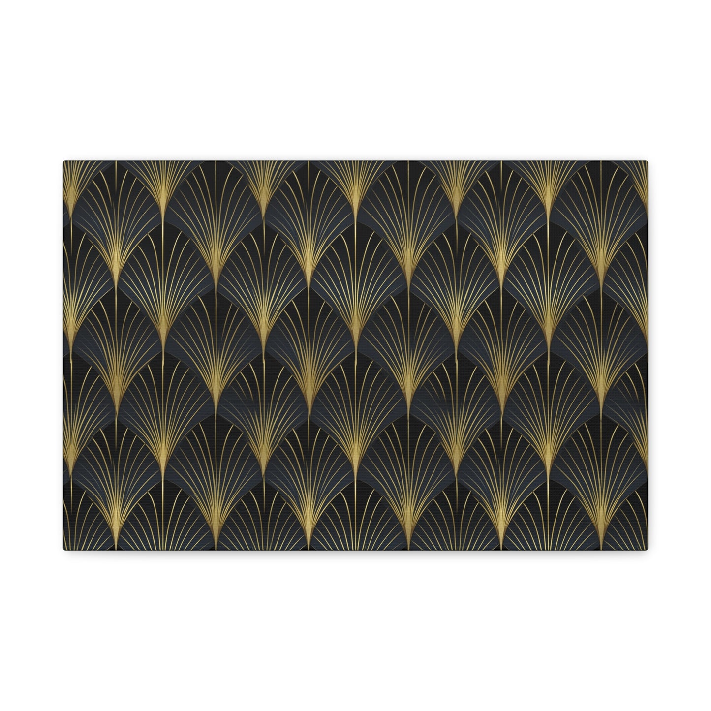 Art Deco Fans Canvas Gallery Wrap