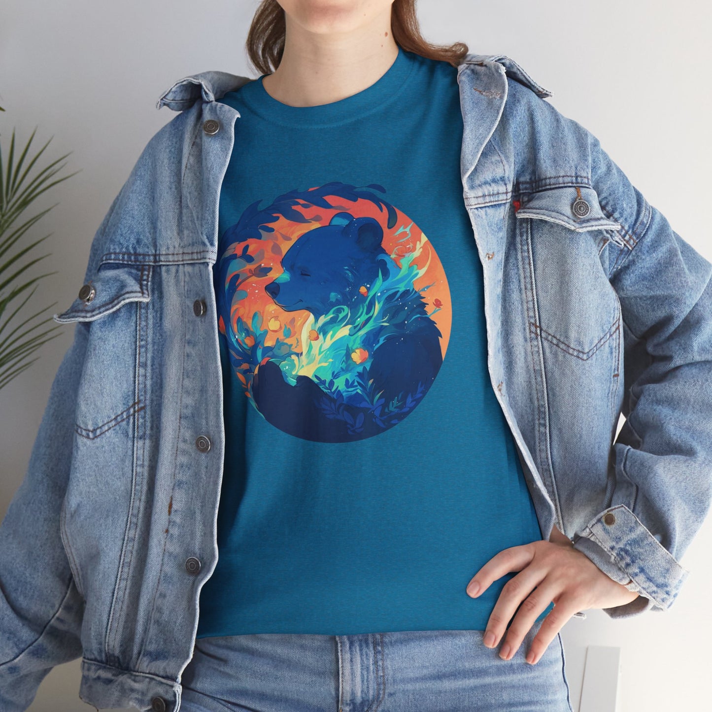 Elemental Bear Unisex Heavy Cotton Tee