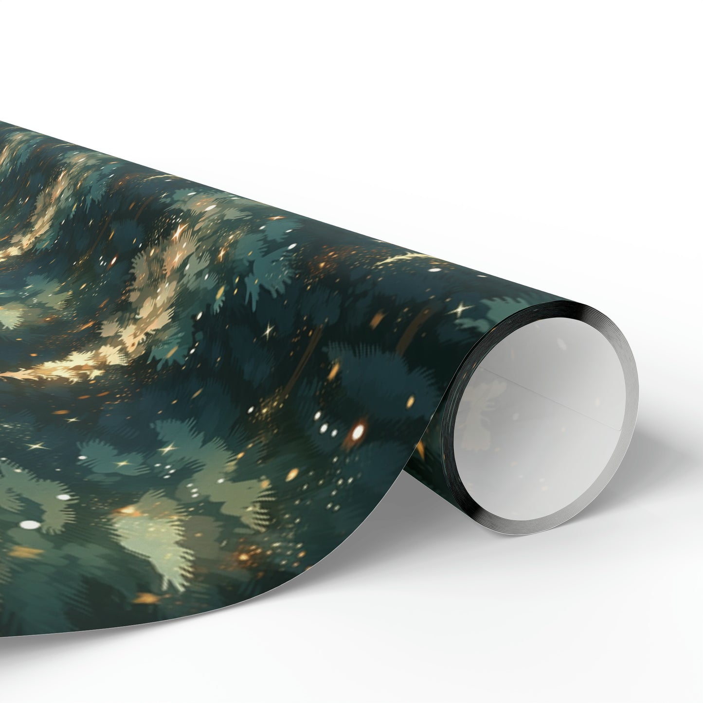 Twinkling Trees Wrapping Papers