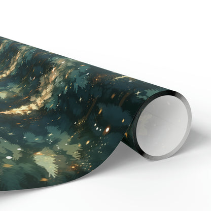 Twinkling Trees Wrapping Papers