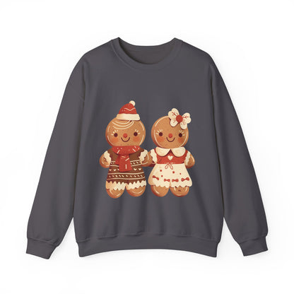 Gingerbread Couple Unisex Heavy Blend™ Crewneck Sweatshirt