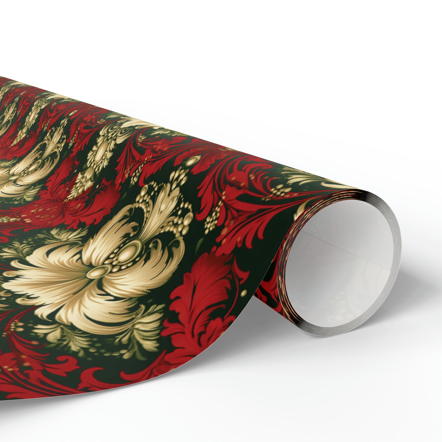 Christmas Damask Wrapping Papers