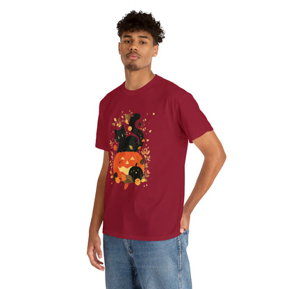 Spooky Kitty Unisex Heavy Cotton Tee