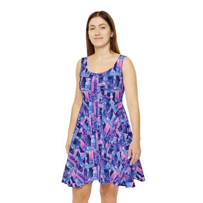 Neoclassical Women's Skater Dress (AOP)