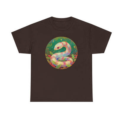 Candy Stripe Snake Unisex Heavy Cotton Tee