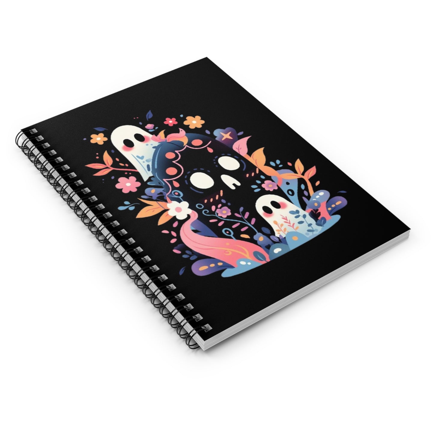 Ghosties Spiral Notebook - Ruled Line
