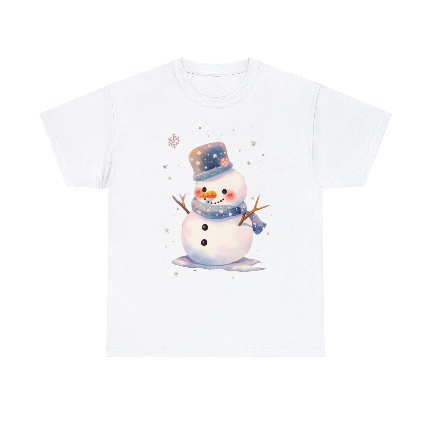 Snowman Unisex Heavy Cotton Tee