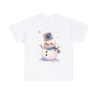 Snowman Unisex Heavy Cotton Tee