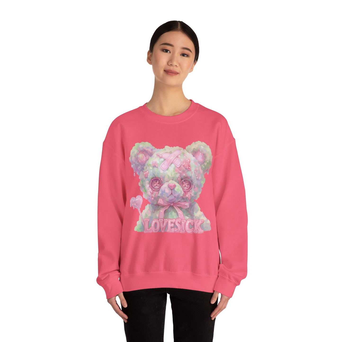 Lovesick Bear Unisex Heavy Blend™ Crewneck Sweatshirt