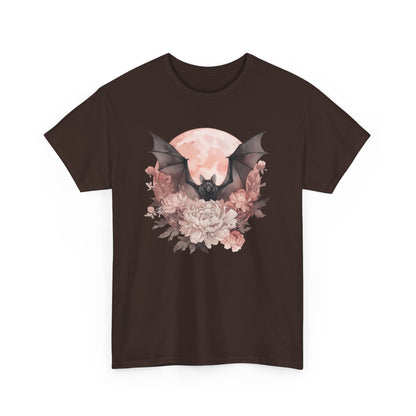 Strawberry Moon Bat Unisex Heavy Cotton Tee