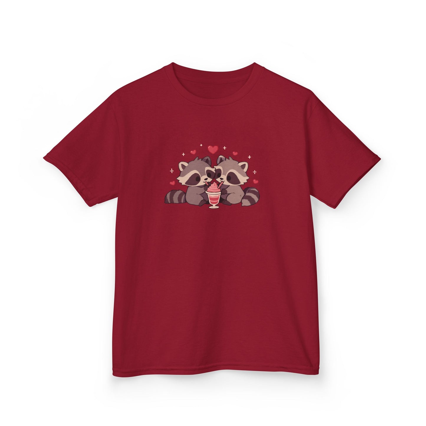 Raccoons Sharing Milkshake Kids Heavy Cotton™ Tee