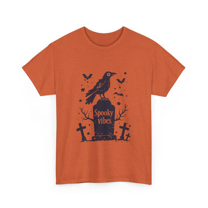 Spooky Vibes Unisex Heavy Cotton Tee