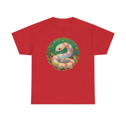 Candy Stripe Snake Unisex Heavy Cotton Tee