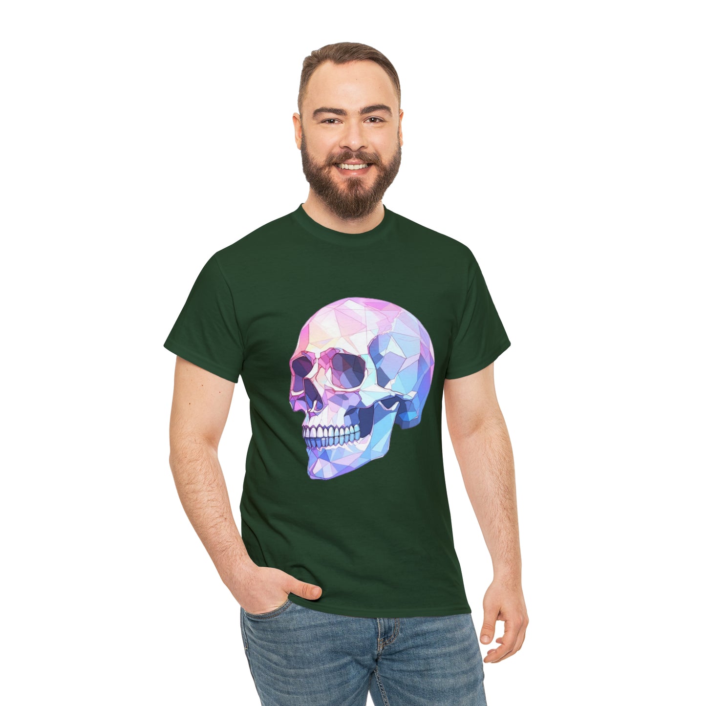 Geo Skull Unisex Heavy Cotton Tee