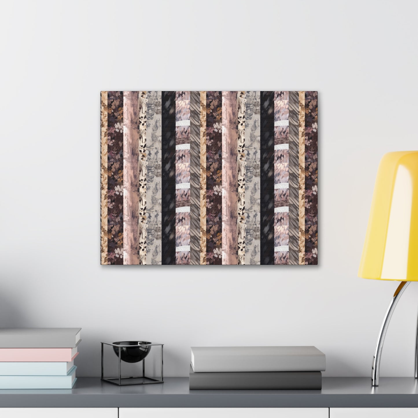 Textured Stripes Canvas Gallery Wrap