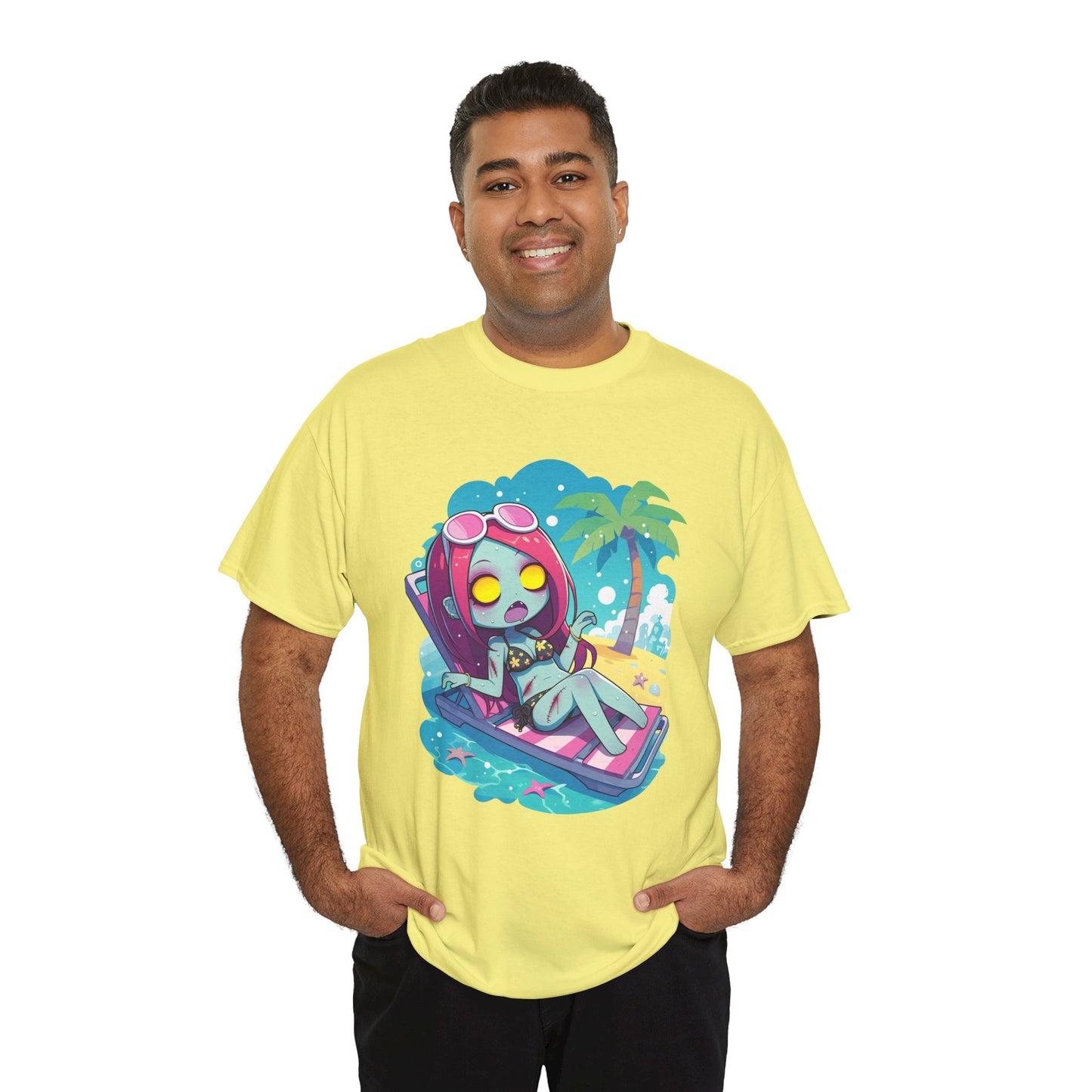 Beach Babe Zombie Unisex Heavy Cotton Tee