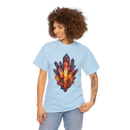 Volcanic Crystal Cluster Unisex Heavy Cotton Tee