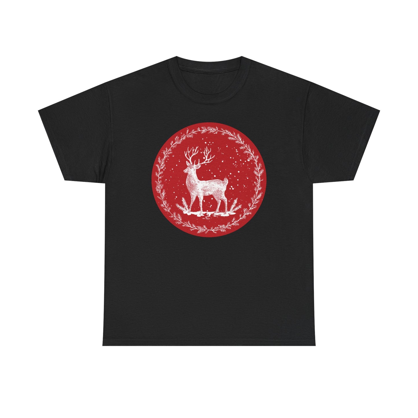 Rustic Deer Unisex Heavy Cotton Tee
