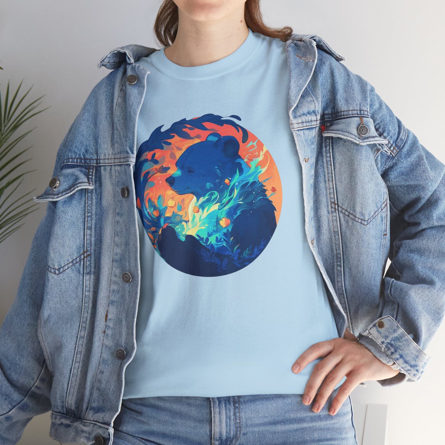 Elemental Bear Unisex Heavy Cotton Tee