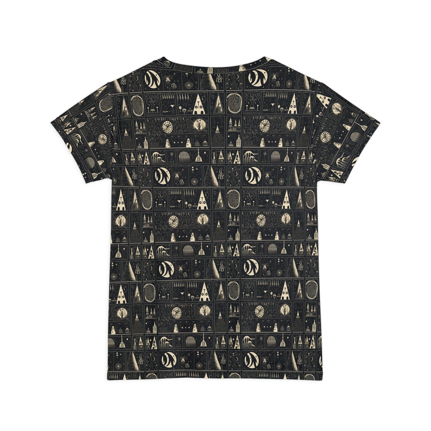 Cursed Sigils Women's Short Sleeve Shirt (AOP)