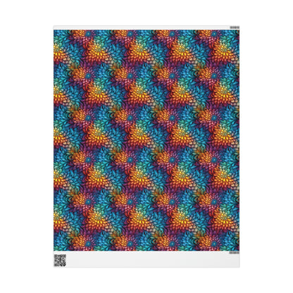 Rainbow Whirls Wrapping Papers