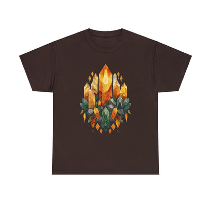 Earthen Crystal Cluster Unisex Heavy Cotton Tee