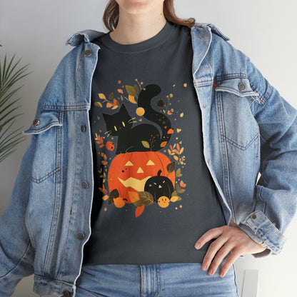 Spooky Kitty Unisex Heavy Cotton Tee