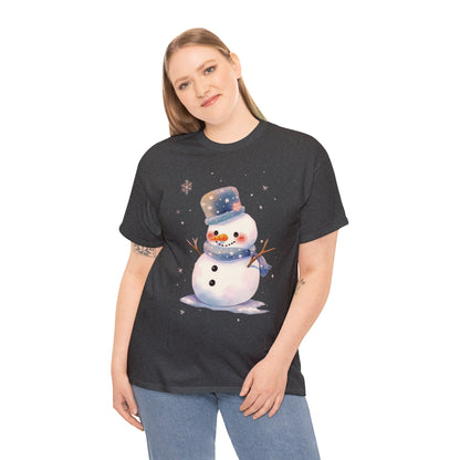 Snowman Unisex Heavy Cotton Tee