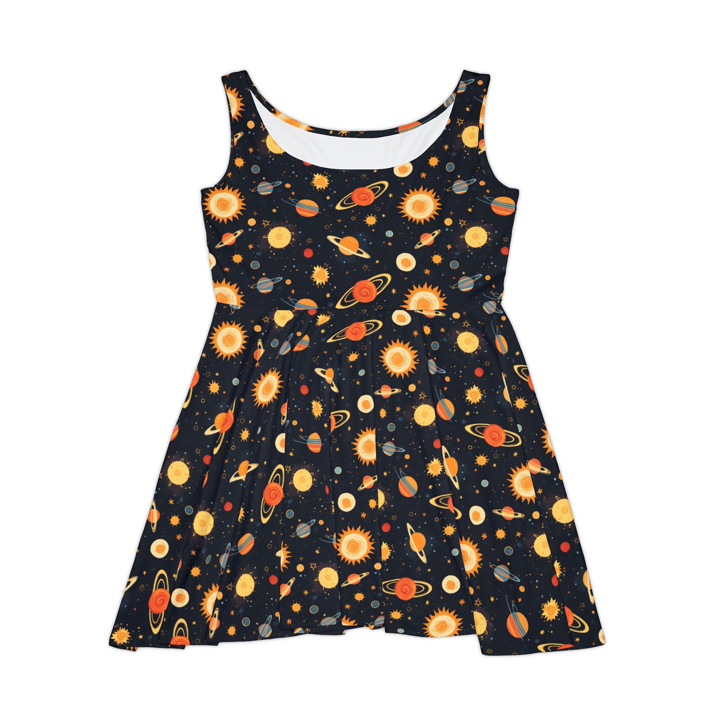 Spacing Out Women's Skater Dress (AOP)