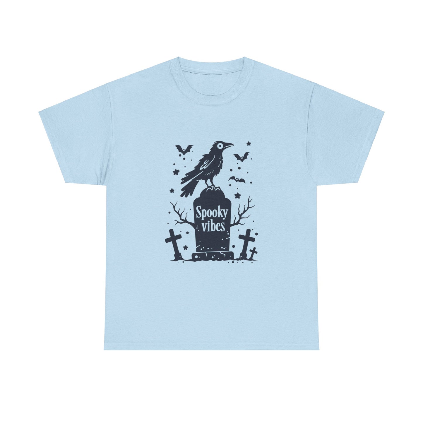 Spooky Vibes Unisex Heavy Cotton Tee