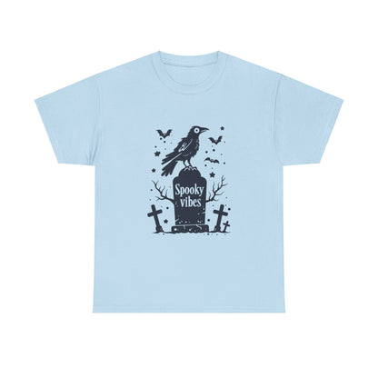 Spooky Vibes Unisex Heavy Cotton Tee