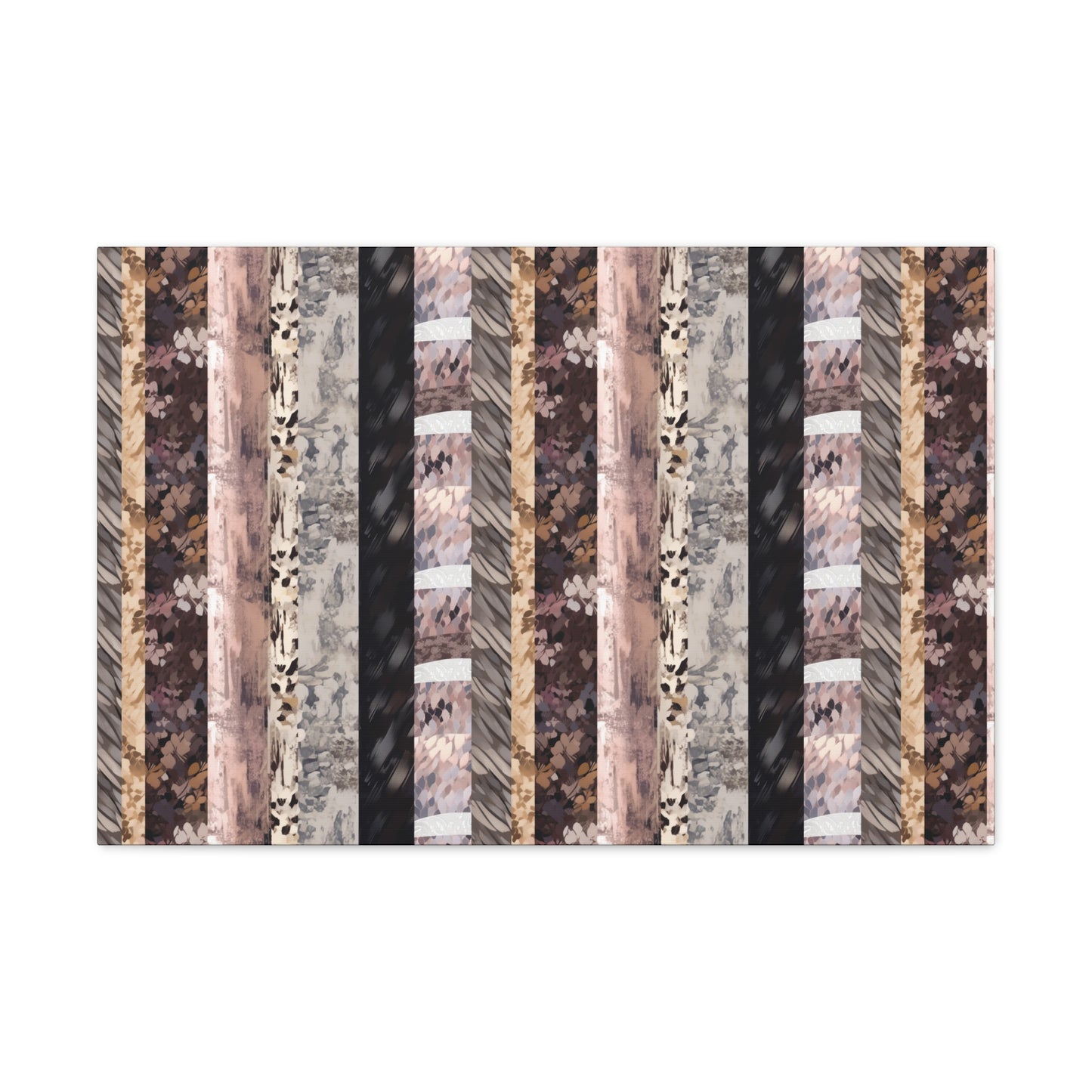 Textured Stripes Canvas Gallery Wrap