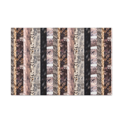 Textured Stripes Canvas Gallery Wrap