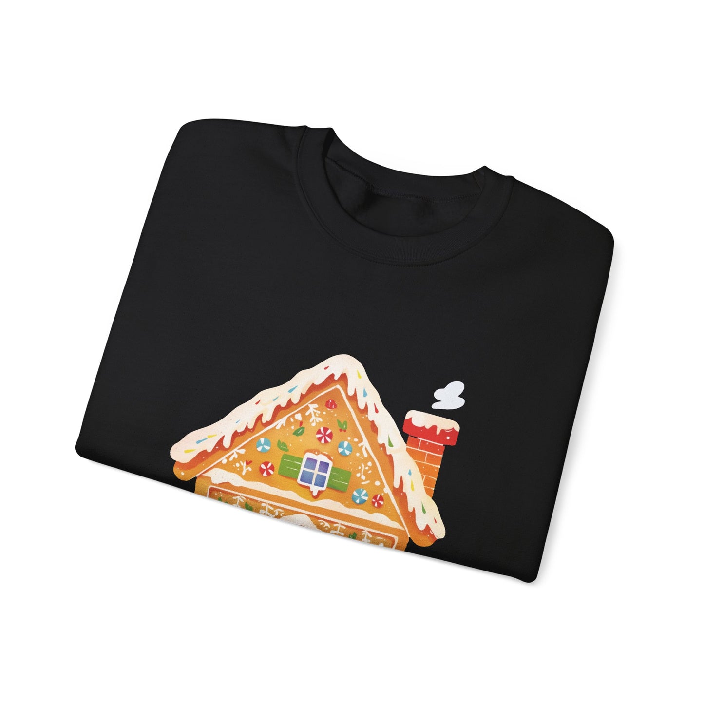 Gingerbread House Unisex Heavy Blend™ Crewneck Sweatshirt