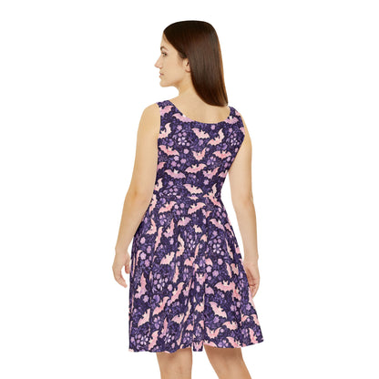 Pastel Bats Women's Skater Dress (AOP)